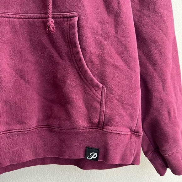 Primitive Maroon Hoodie with Tie Dye Logo - Picture 5 of 13
